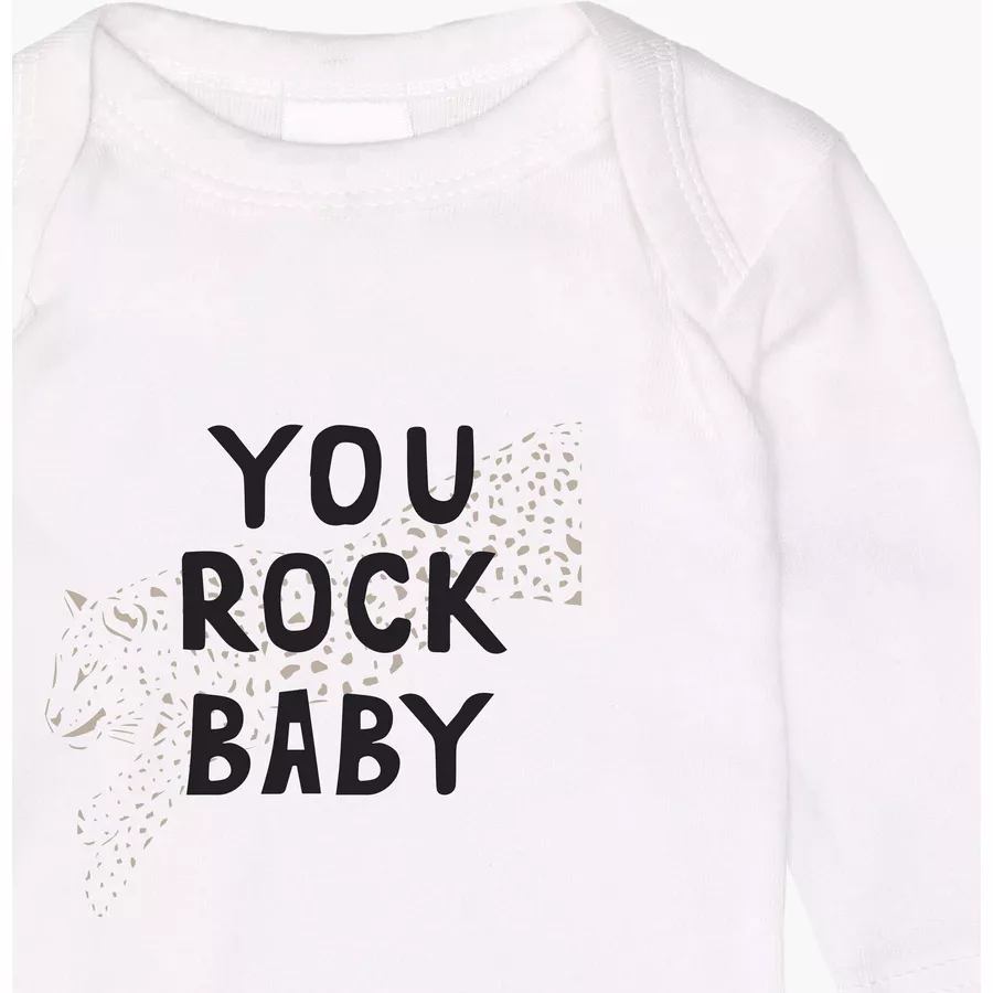 Liliput Langarmbody 2er-Pack You rock weiß