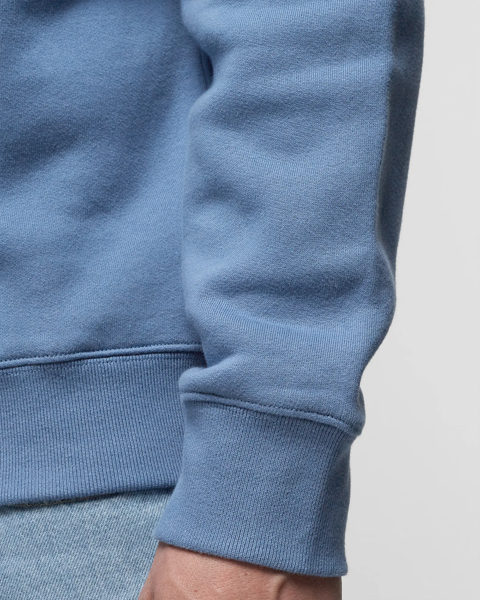 Maison Kitsune BOLD FOX HEAD PATCH COMFORT HALF ZIP SWEATSHIRT