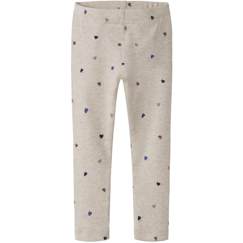 Køb Name It Peyote Melange Hearts Nmfnutti Leggings Noos