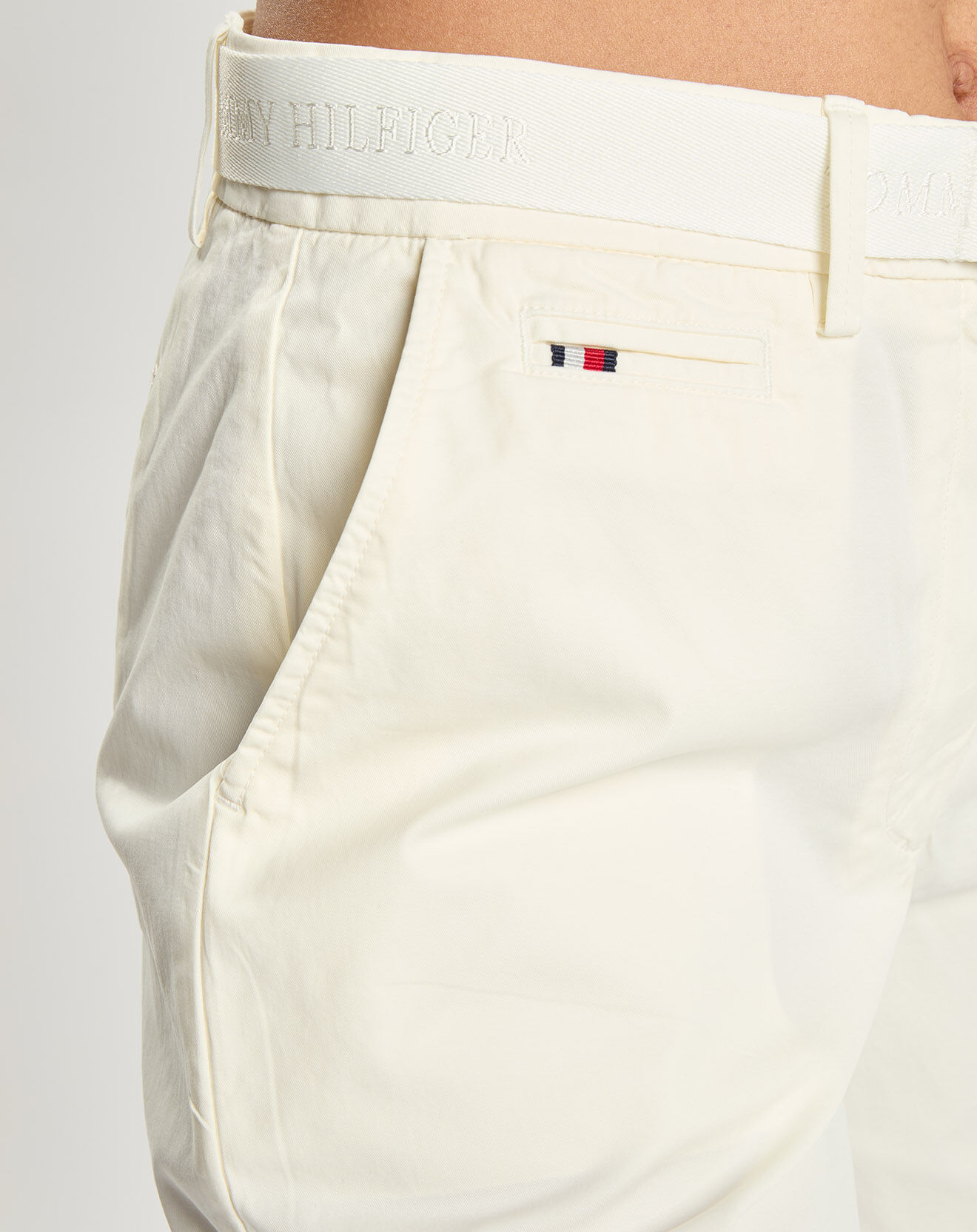 Tommy Hilfiger Short chino en Twill écru