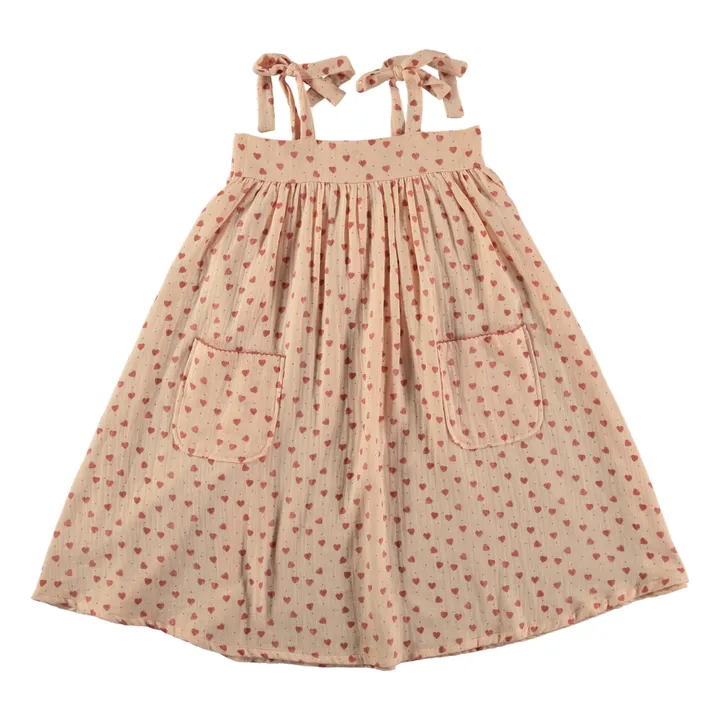 Tocoto Vintage Robe à Bretelles Cœur | Rose pâle