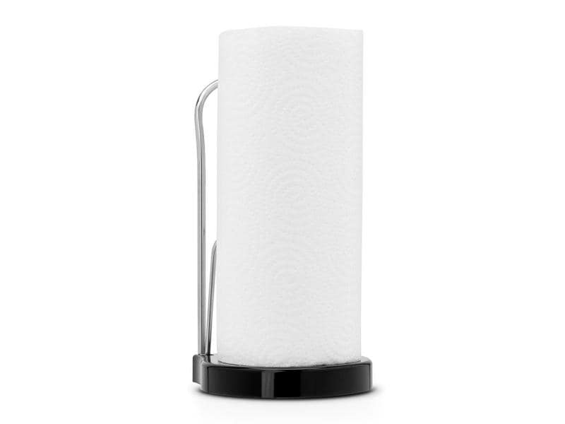 Brabantia Küchenrollenhalter Schwarz/Silber Papierrollenhalter