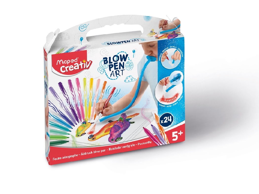 CANETA DE SOPRO ART MAPED 24 PEÇAS