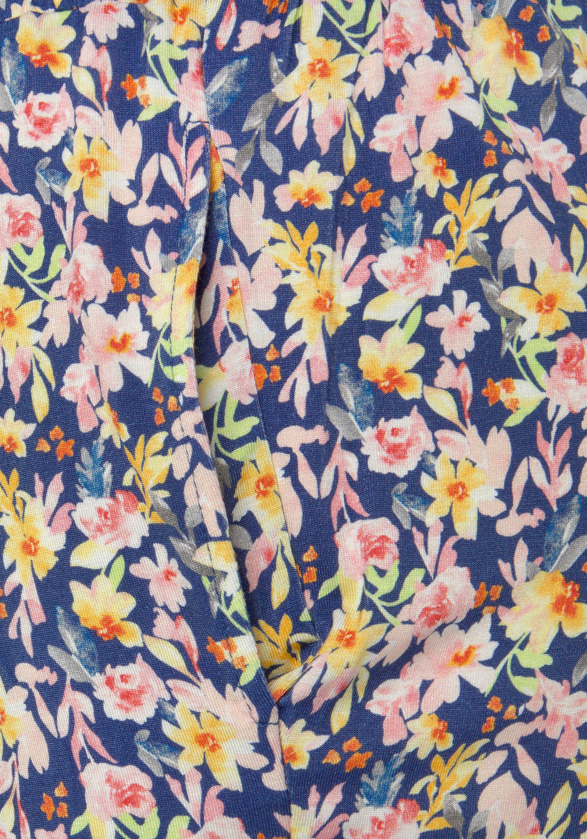 Buffalo Kurzoverall , mit Blumendruck, sommerlicher Jumpsuit, Strandmode