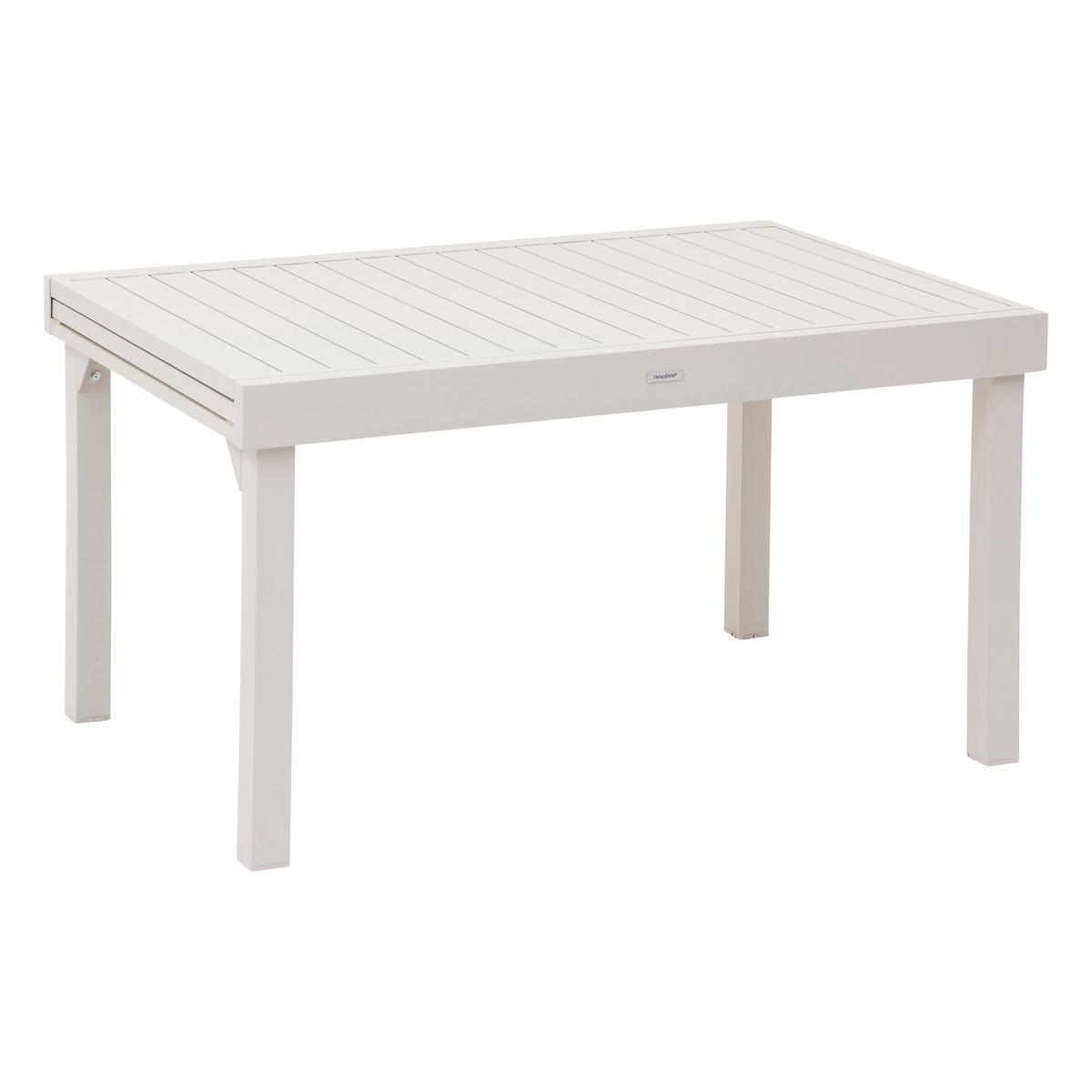 TABLE PIAZZA EXTENSIBLE ALUMINIUM ARGILE 10 PLACES