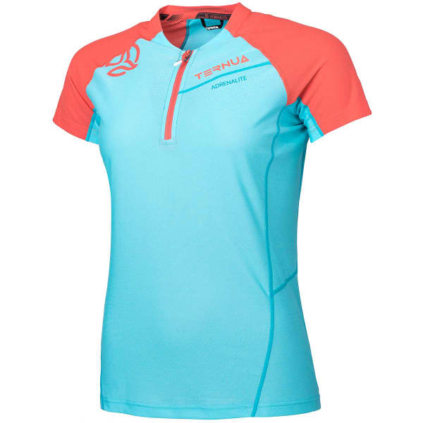 TERNUA T-SHIRT STRIDE W B-BLUE CURACAO