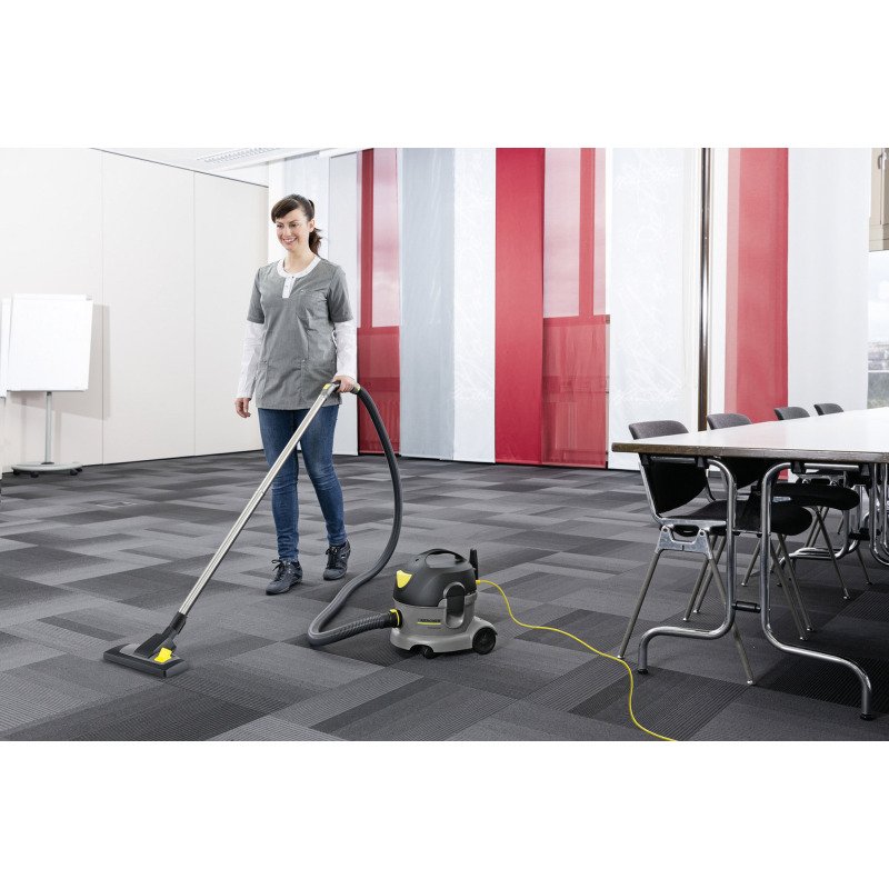 Aspirateur professionnel Kärcher poussière T7/1 gris - 7 litres