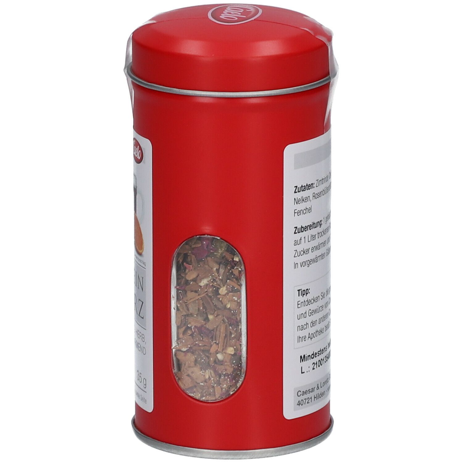 CAELO Glühweingewürz Dose