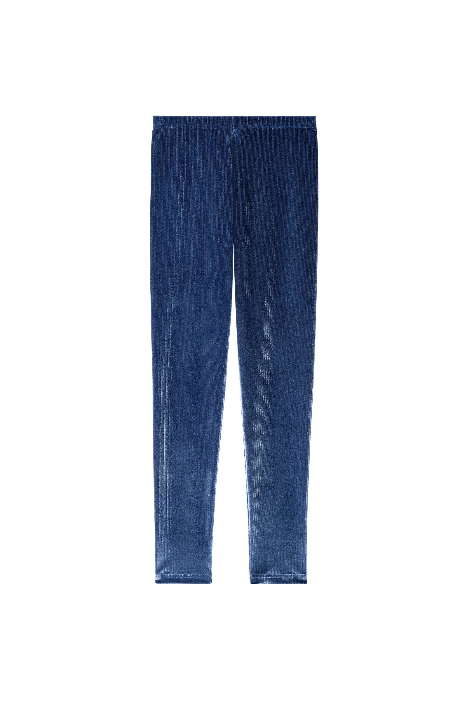 tricy Legging en velours bleu Bleu