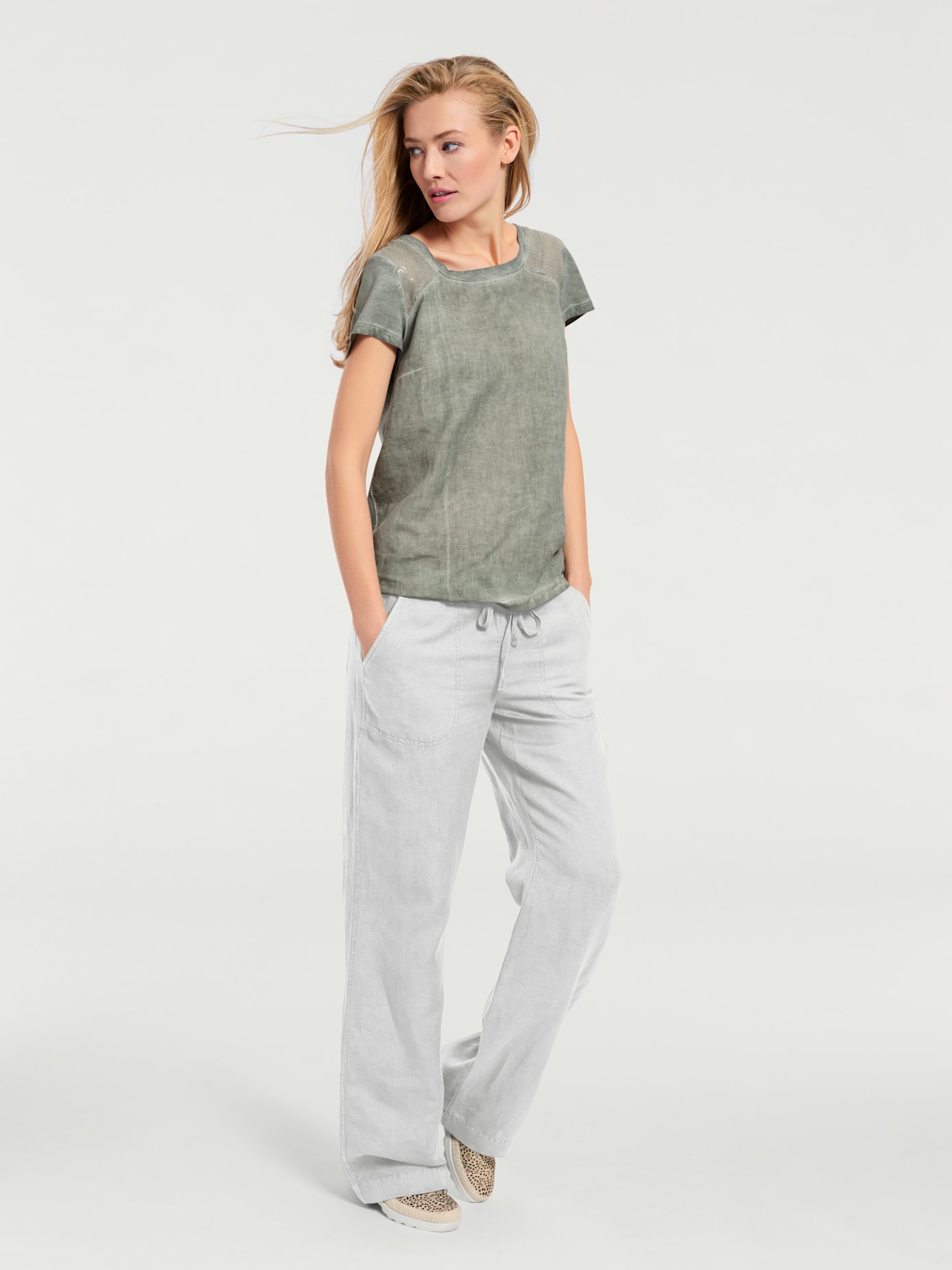 Pantalon jambes larges