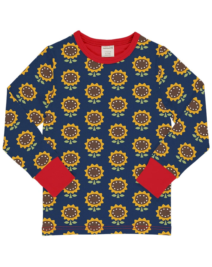 Langarmshirt SUNFLOWER in dunkelblau