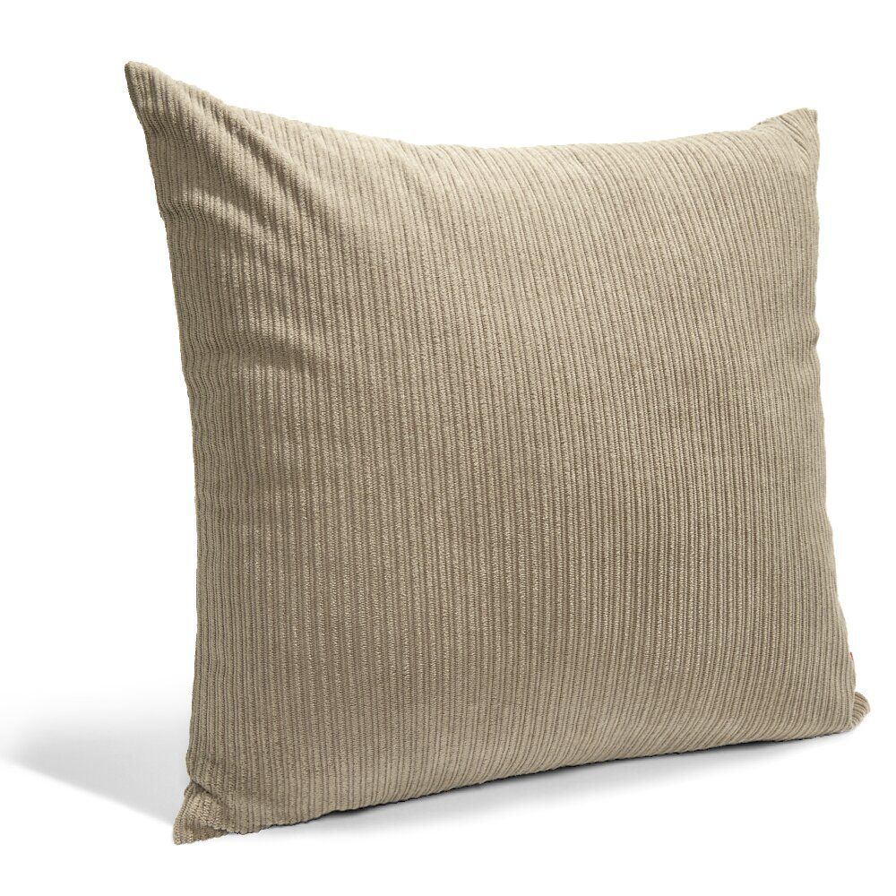 Housse de coussin côtelé 45x45cm - 4 coloris