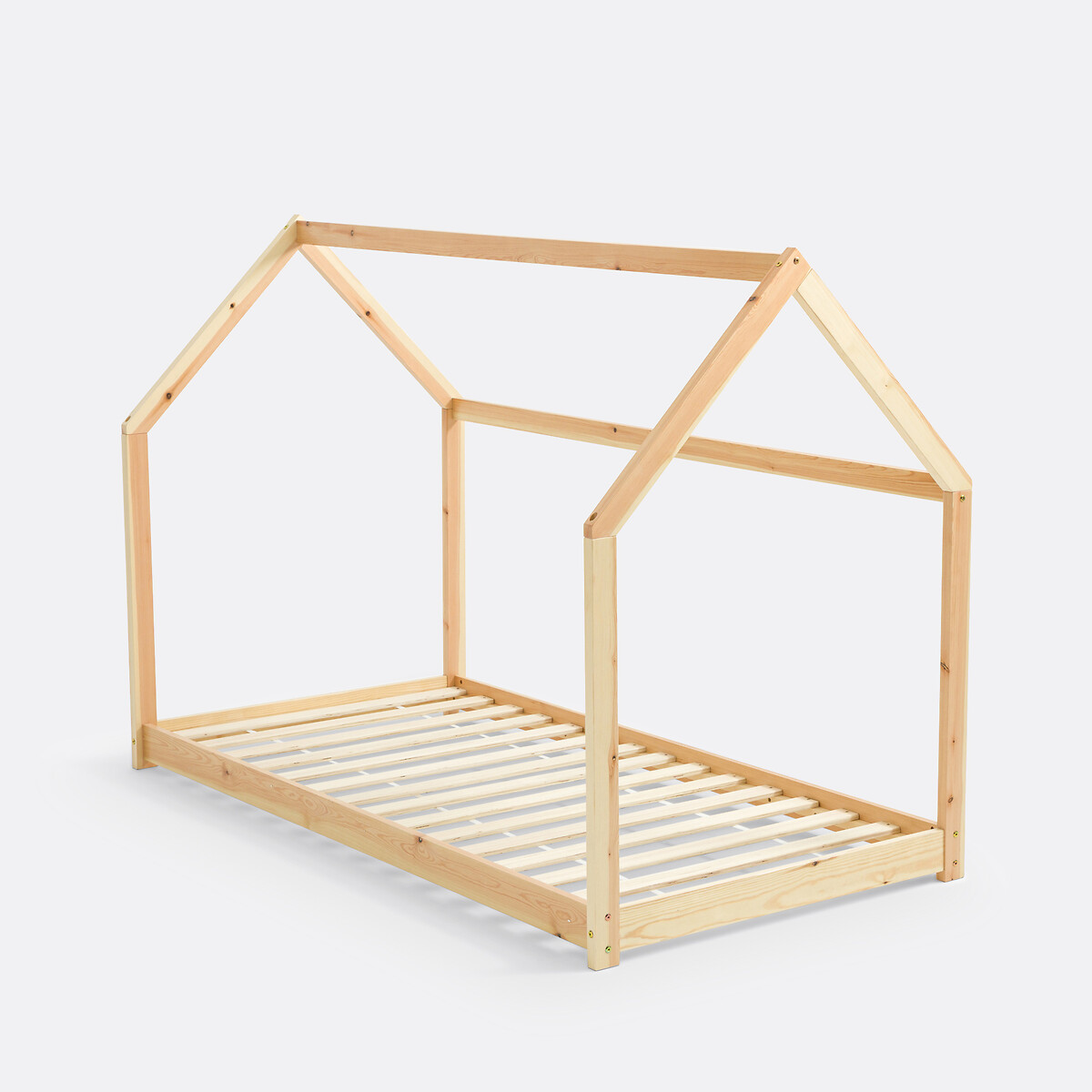 LA REDOUTE INTERIEURS<br>Cama Caban em pinho maciço com base ripada, Archi