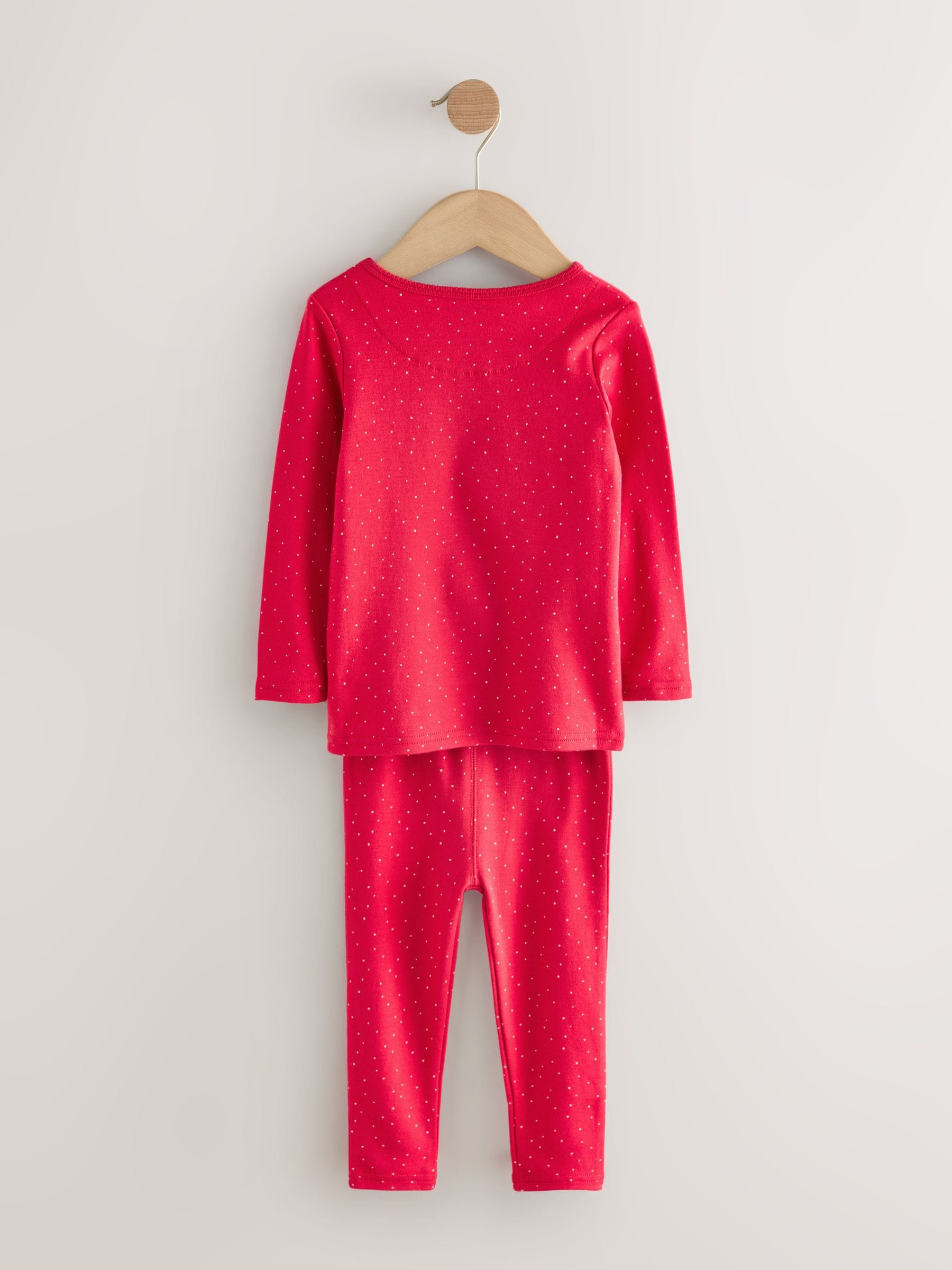 Rood met beer - Kerstpyjama (9 mnd-16 jr)