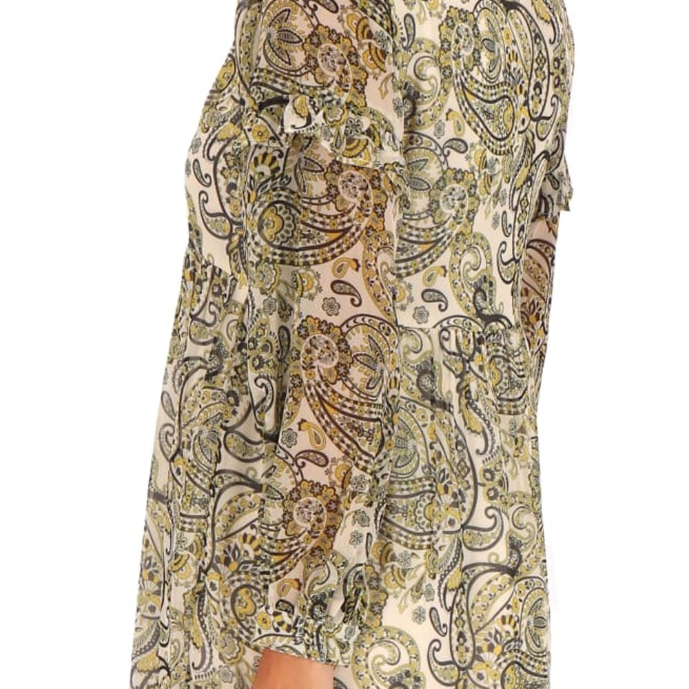 Les Tropéziennes Robe Jaune Paisley Femme Les Tropéziennes Liche