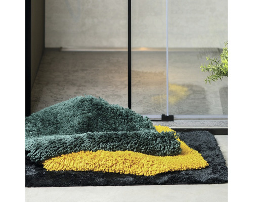 Badmat spirella HIGHLAND 90 x 60 cm donkergroen
