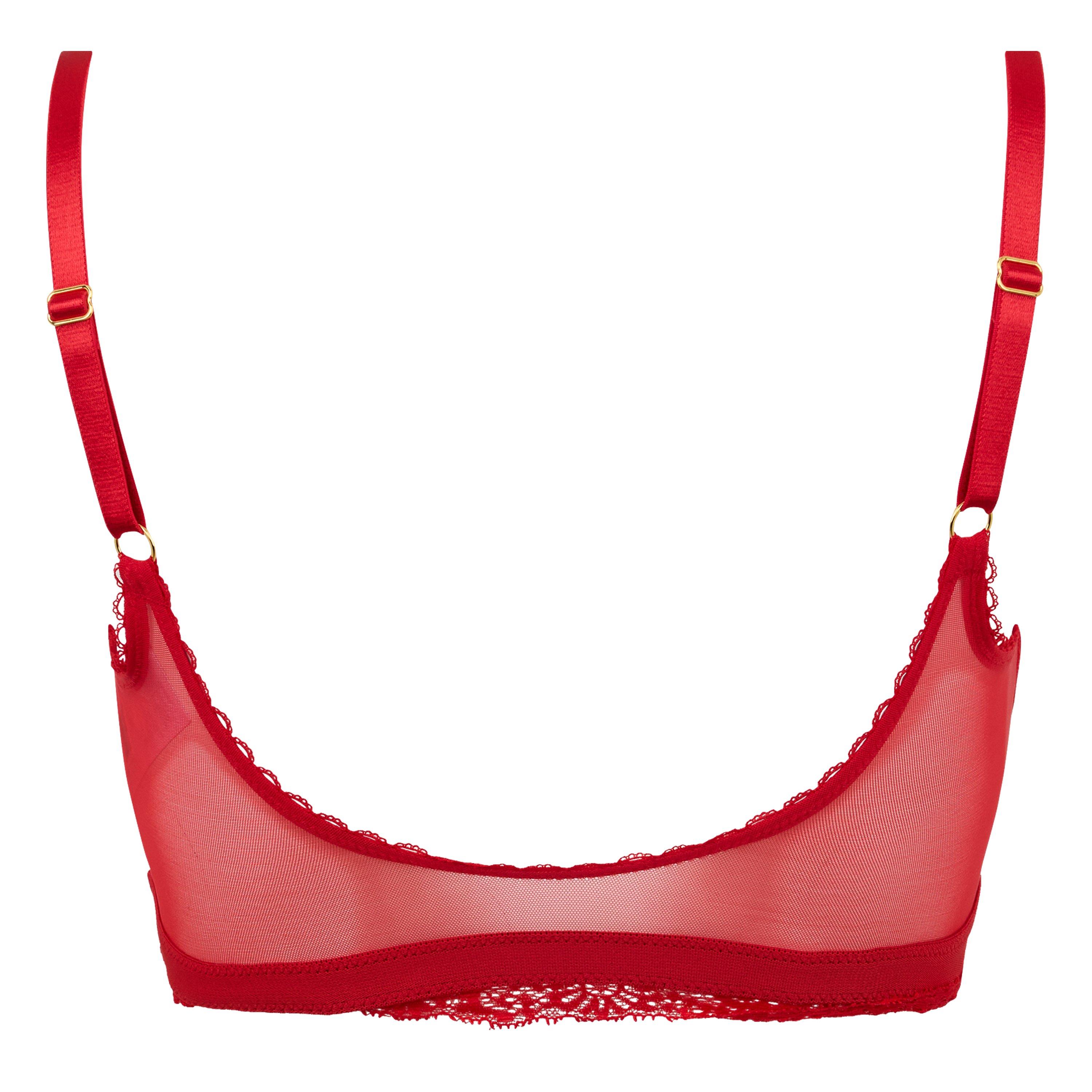 adidas Originals Lace Bralette With Rubber Sealed Logo Front