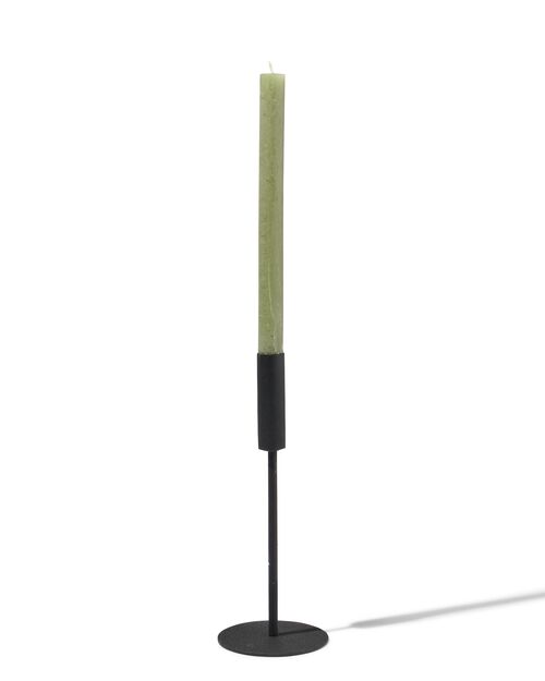 bougeoir Ø10.5x26 - métal noir