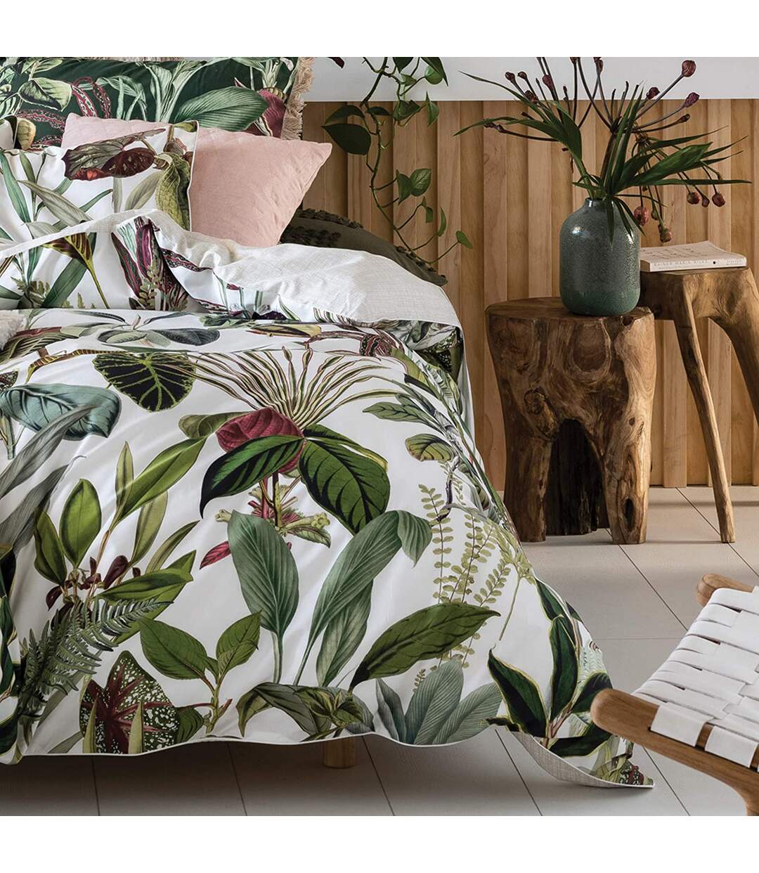 Linen House - Parure de lit WONDERPLANT (Multicolore) - UTRV1840