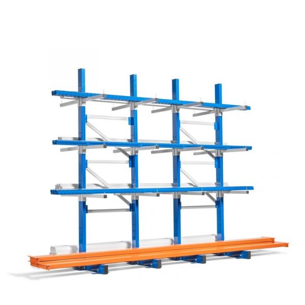 Evoracks Cantilever Carga Média Rackseco Estantes Módulo: Inicial Tipo de Acesso: Duplo Estantes Altura: 2400 Estantes- Profundidade: 400 mm Estantes Largura: 1000