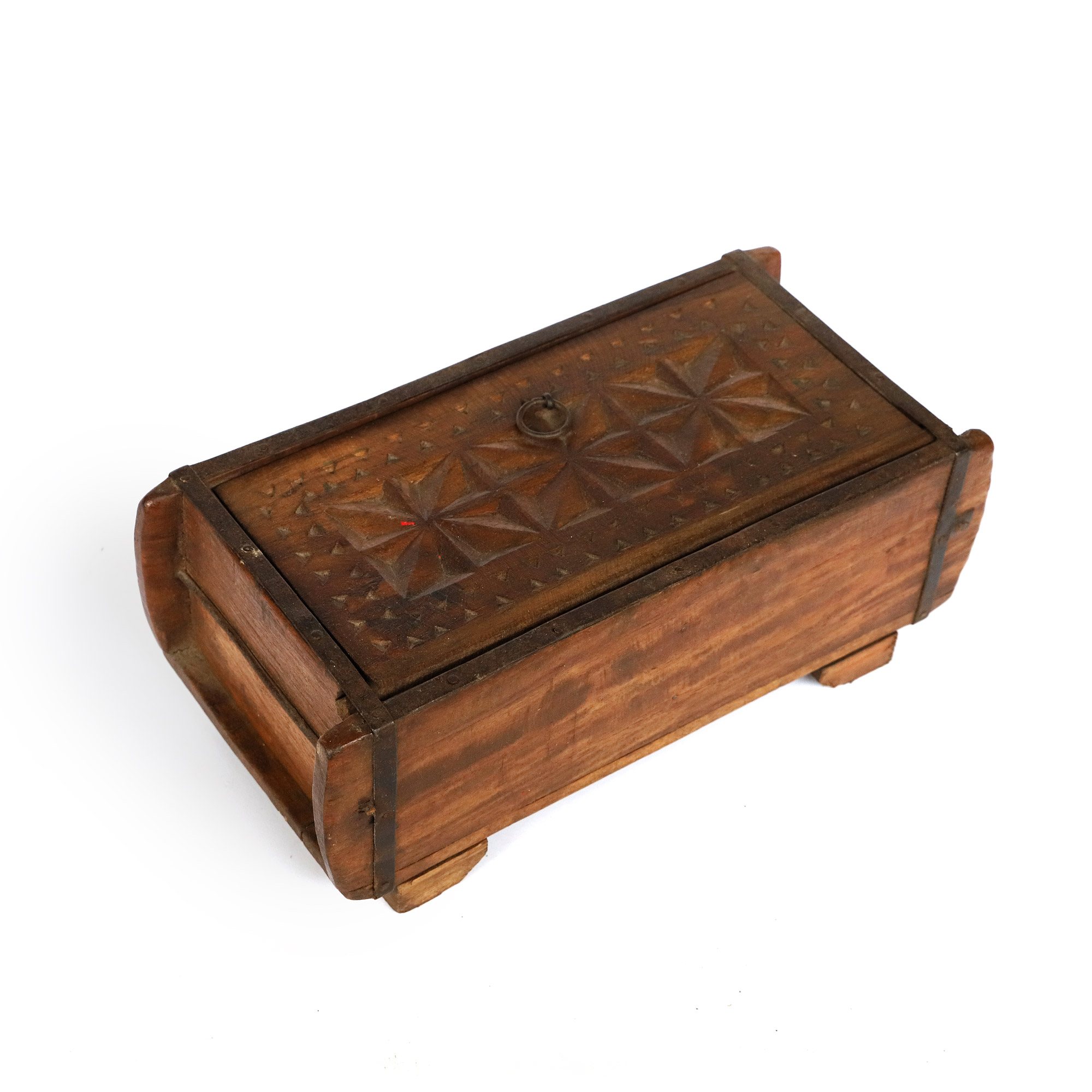 Holz-Schatulle aus Backsteinform, natur, B 32 cm, H 11 cm, L 15 cm von fischer's lagerhaus