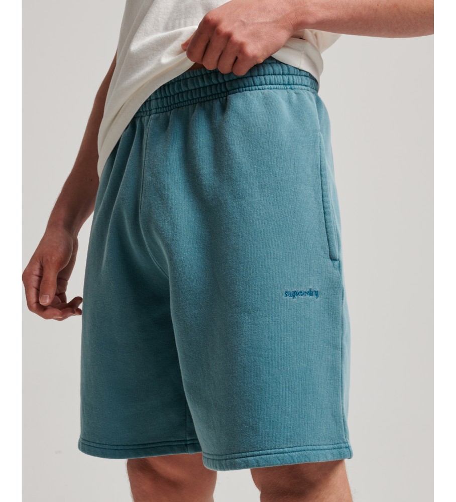 Shorts Superdry Vintage Logo Mark Turquesa