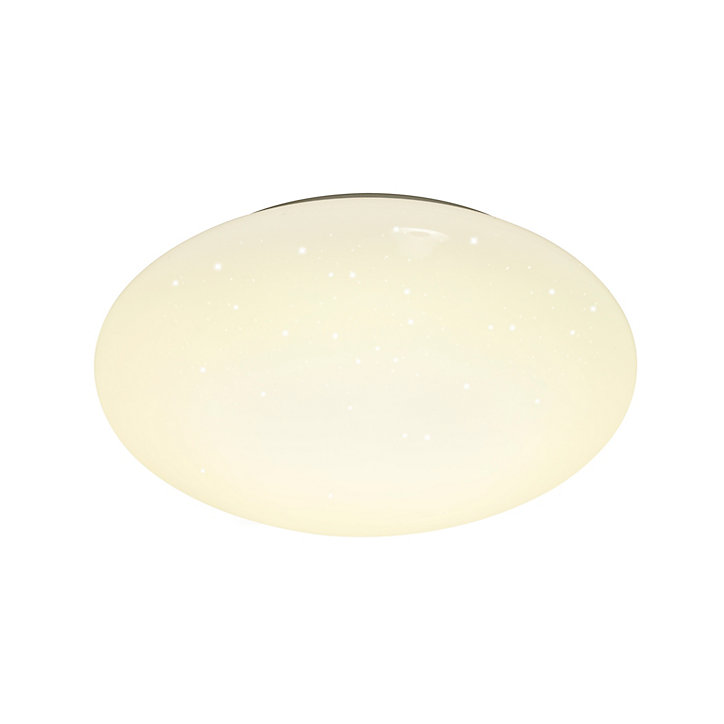 Plafonnier LED intégrée 1000lm 8W blanc neutre GoodHome Leto blanc H.8 x Ø25 cm