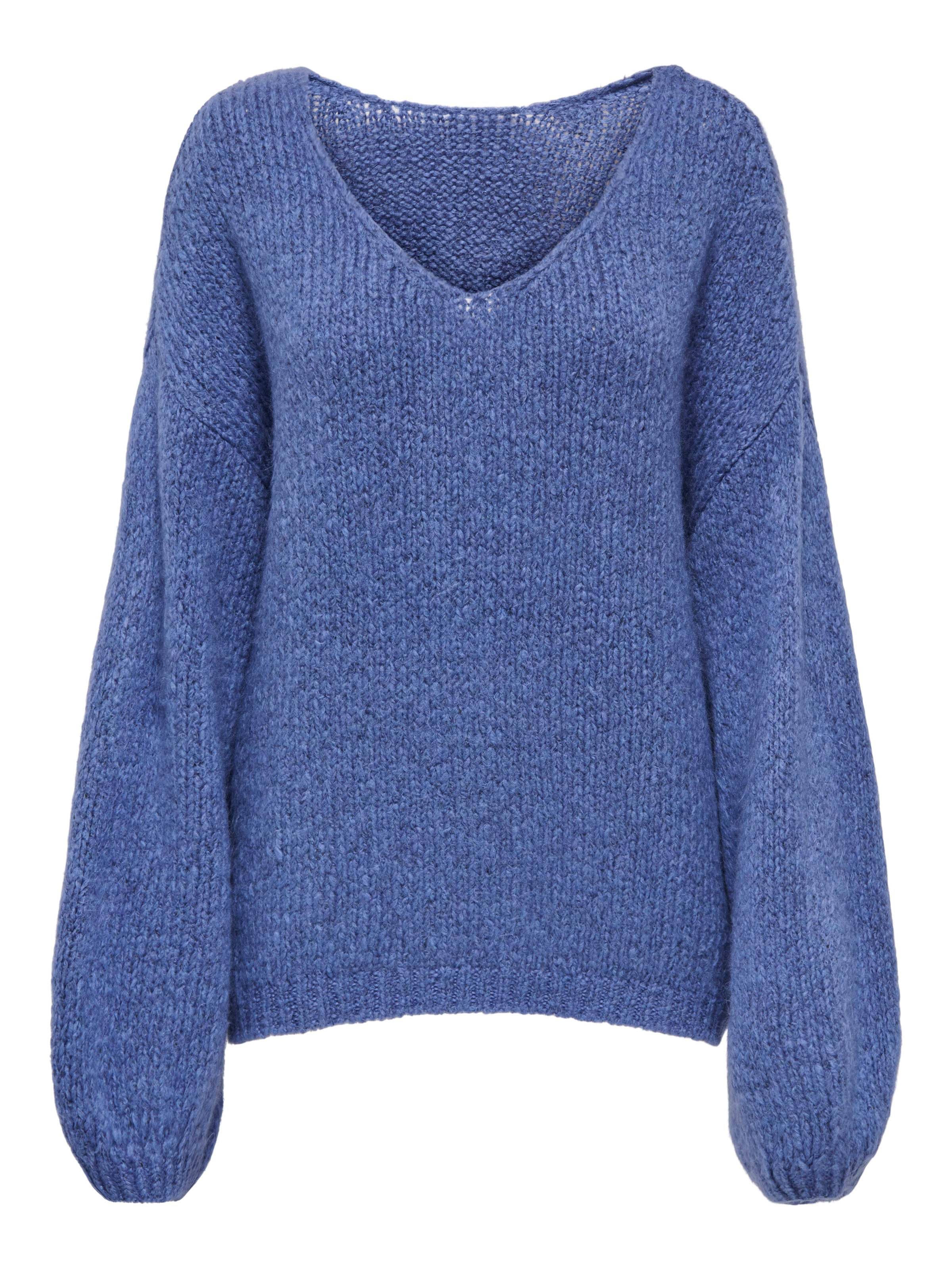JDY V-Ausschnitt-Pullover »JDYDINEA L/S REVERSIBLE PULLOV. KNT NOOS«, der V-Ausschnitt kann vorn und hinten getragen werden