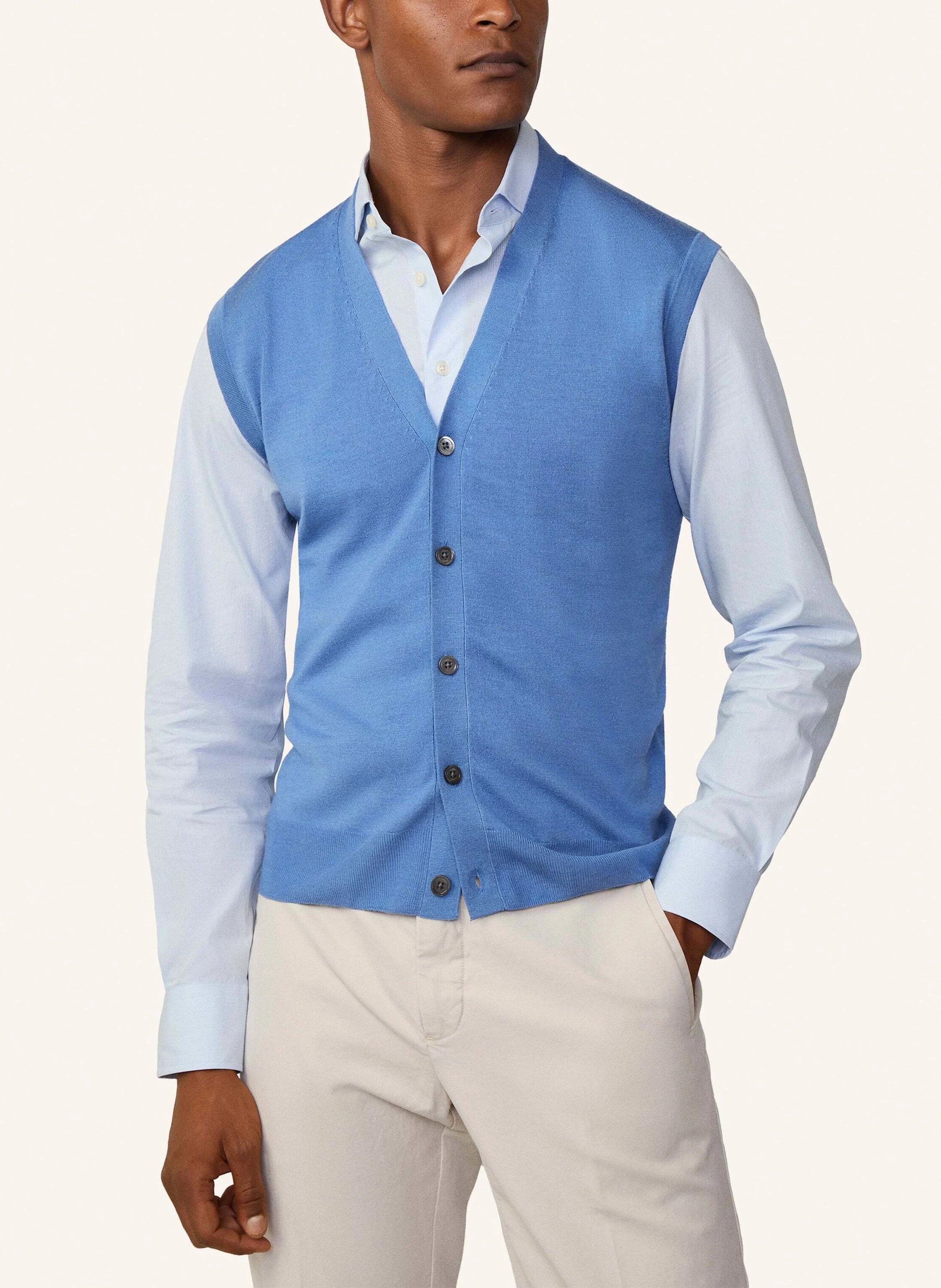 HACKETT LONDON Gilet MERINO SILK SL CDI