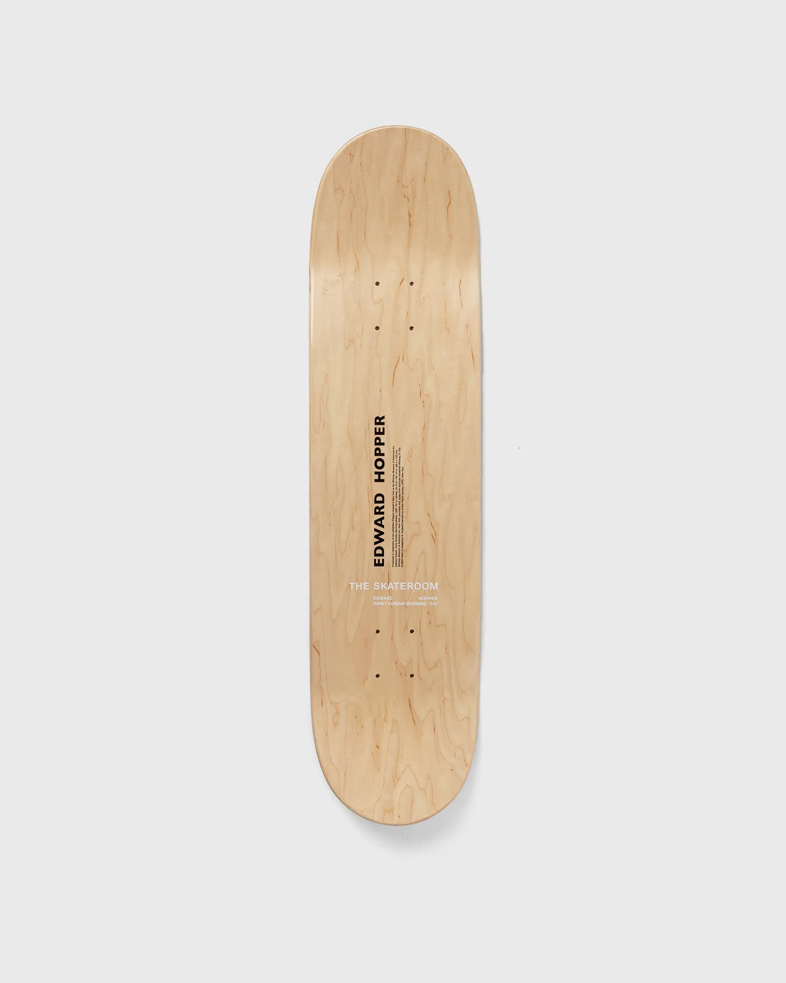 O Skateroom Edward Hopper Baralho de Domingo de Manhã Cedo