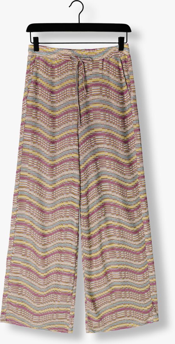 multi summum wijde broek wide leg pant multicolour sparkly wave