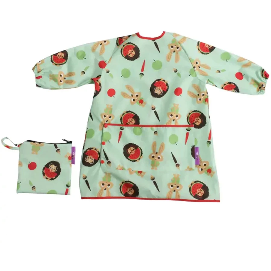TidyTot Lätzchen Tidy Tot Overall Lätzchen Hase&Igel grün