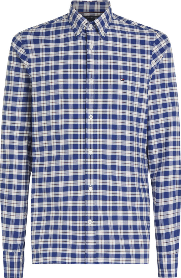 Tommy Hilfiger SMALL CHK HERITAGE OXFRD SF SHRT Rouge / multi