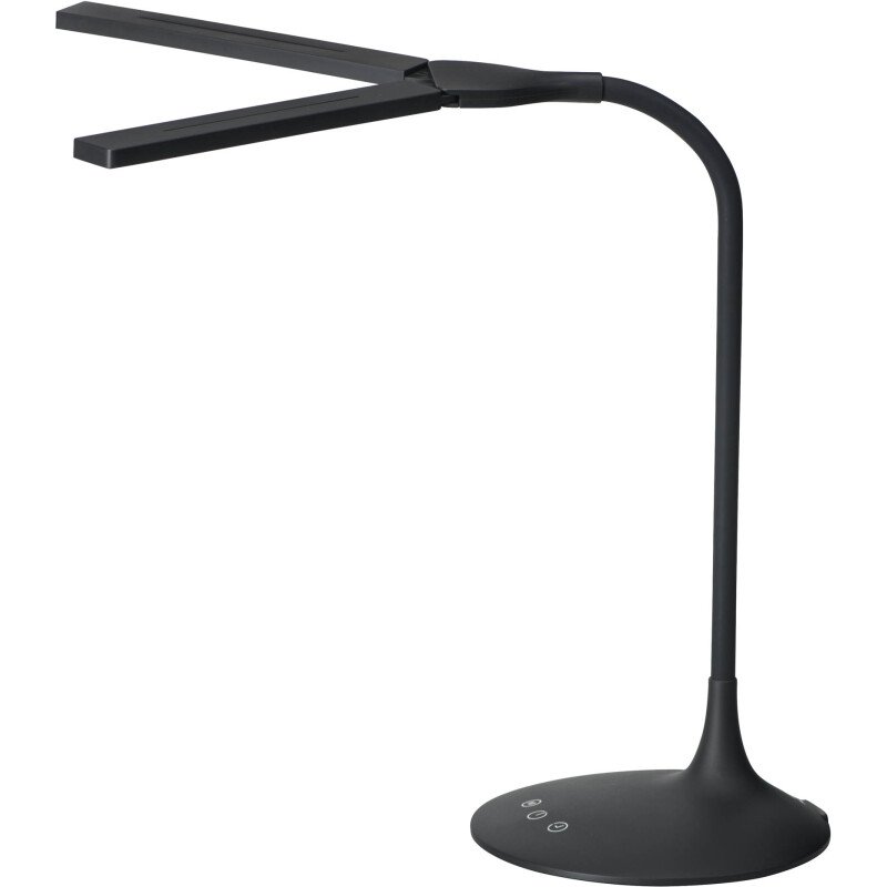 Lampe de bureau Led intégrée Twin - Alba - 6 W - 2 Têtes orientables