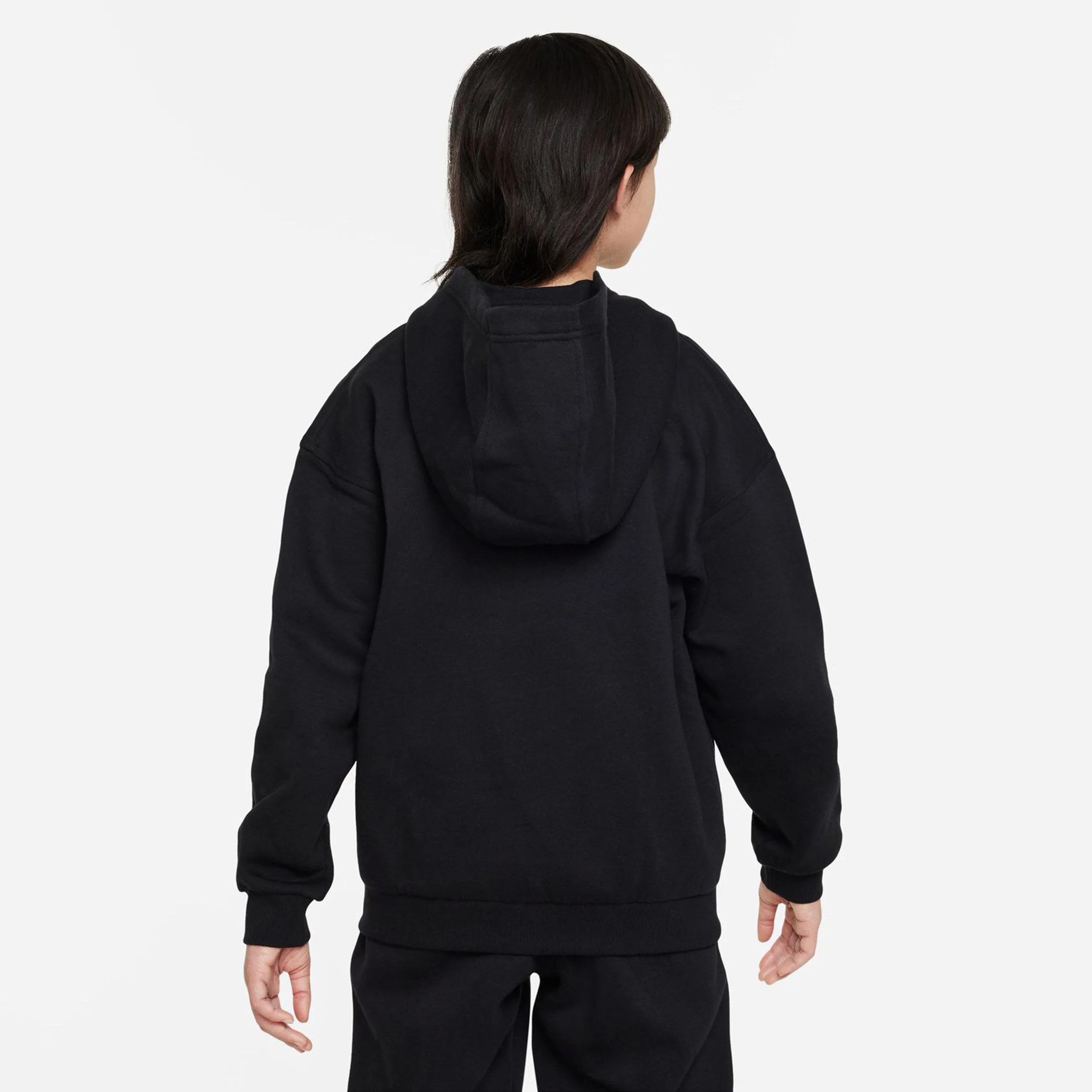 Nike Club Oversized Fleece Gilet En Coton Filles - Noir