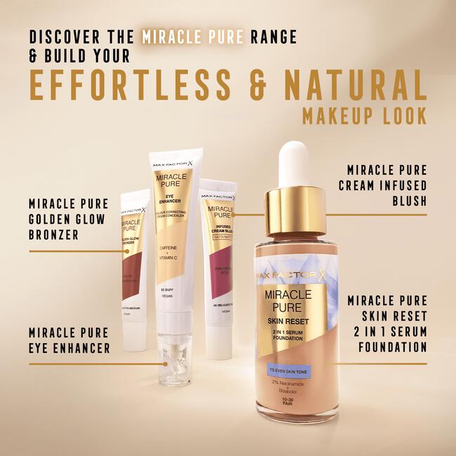 Max Factor Miracle Pure Golden Glow Bronzer 002 Medium To Deep 15 ML