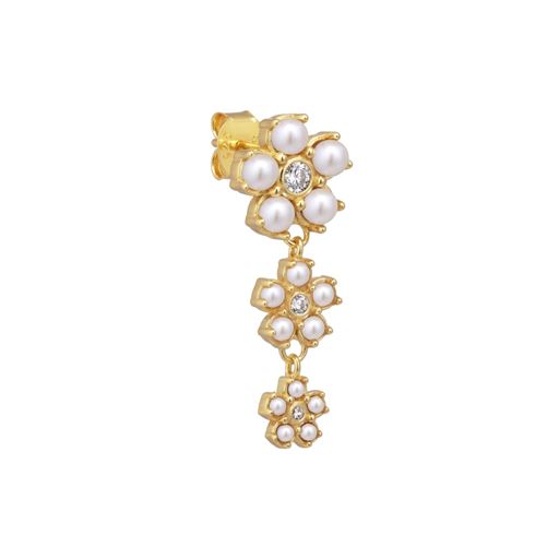 The Earring Shop Poppy Ørering, Gold