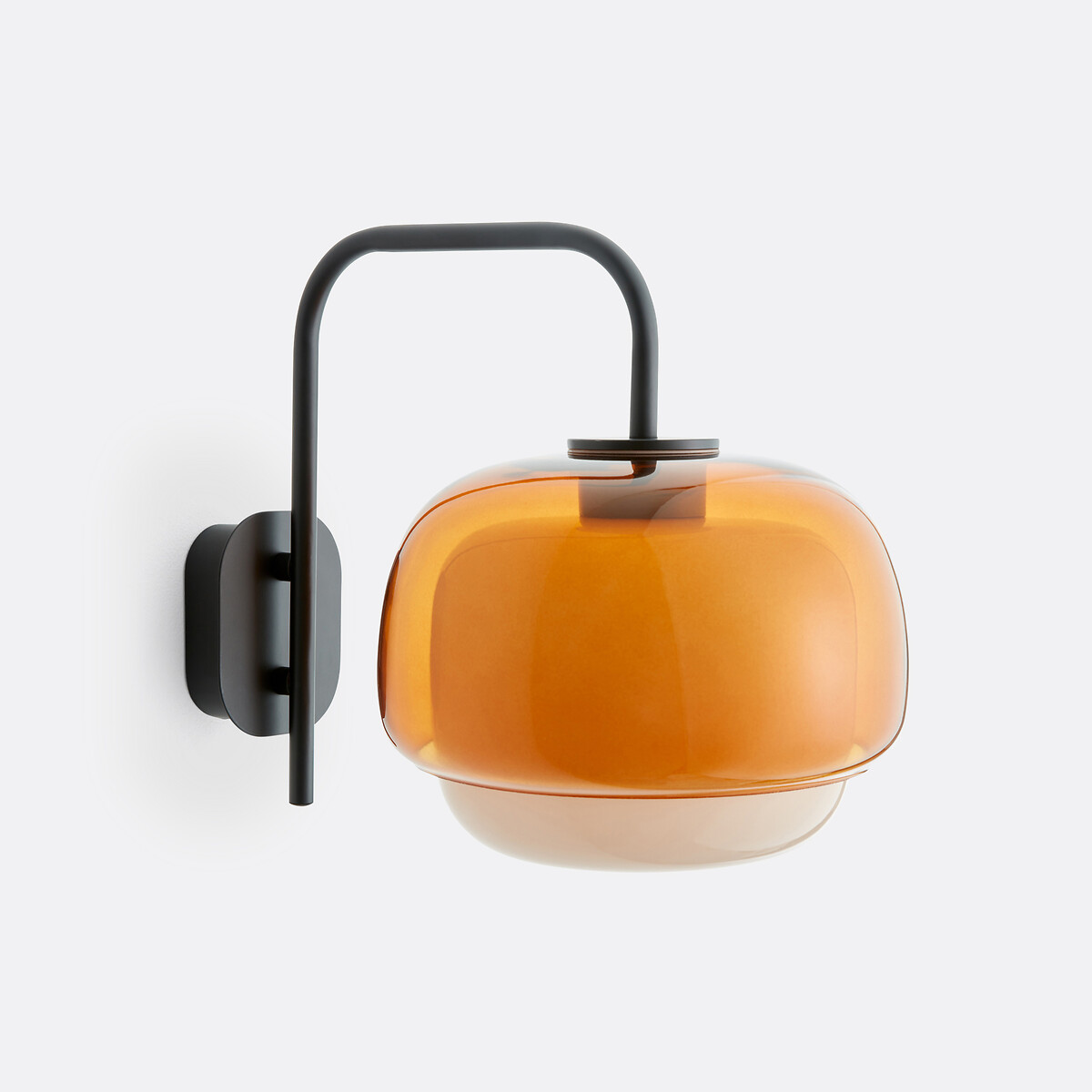 LA REDOUTE INTERIEURS<br>Arandela em vidro colorido e metal, Kinoko
