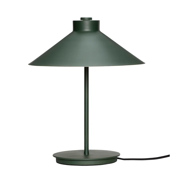 Hübsch Interior - Tischleuchte aus Metall, Höhe 38 cm, grün
