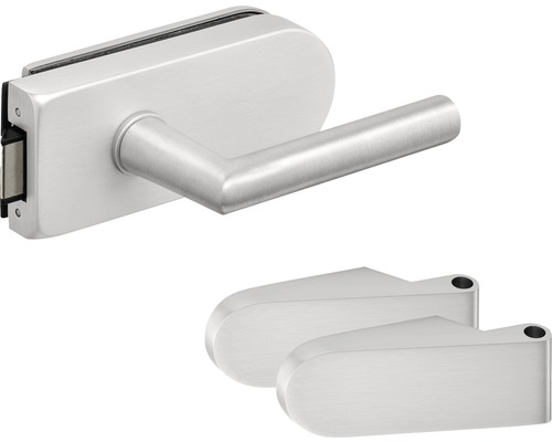 Pertura glasdeurbeslag Studio Kargur UV aluminium geanodiseerd zilver