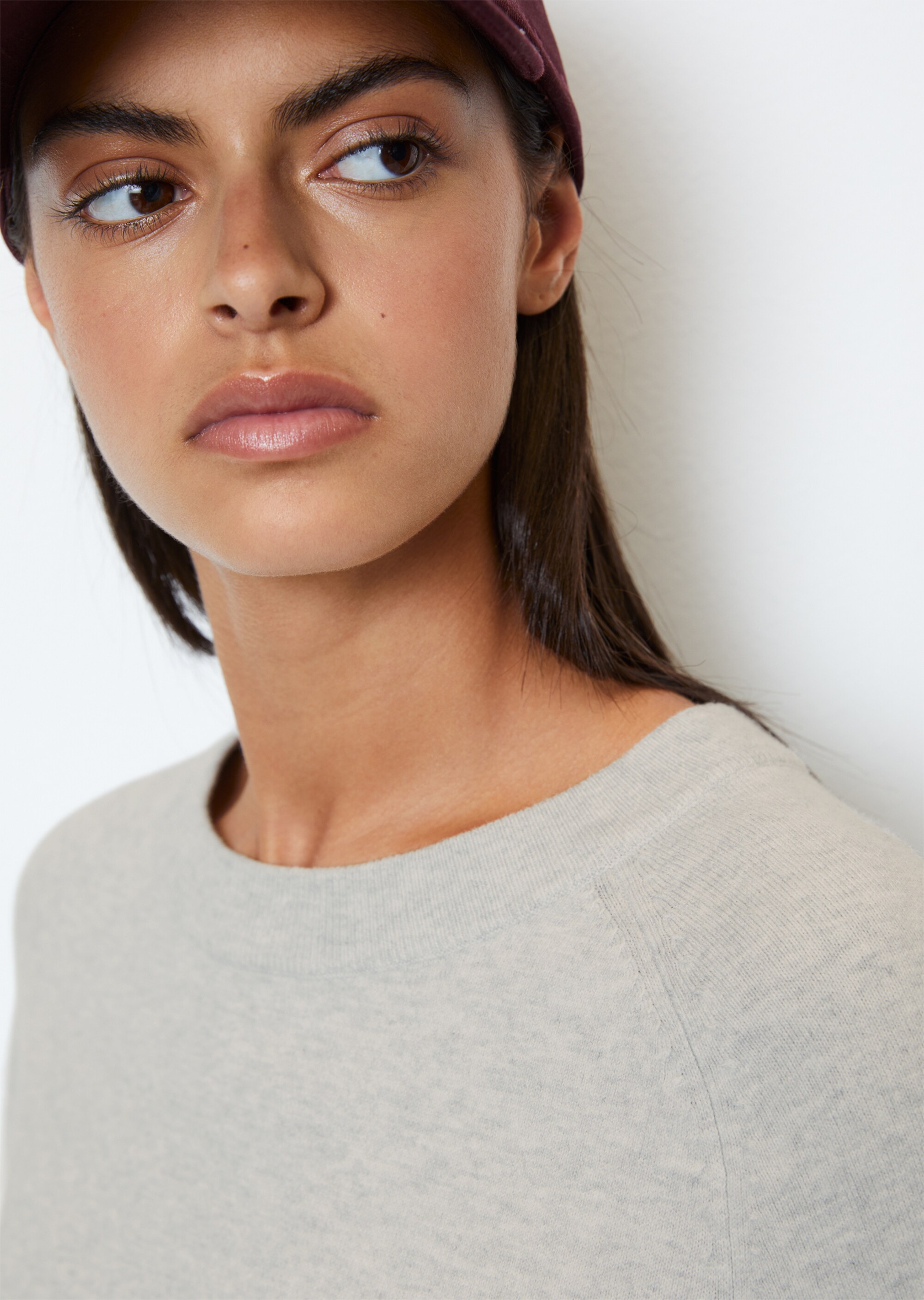 Basic Pullover regular aus Soft-Cotton-Stretch