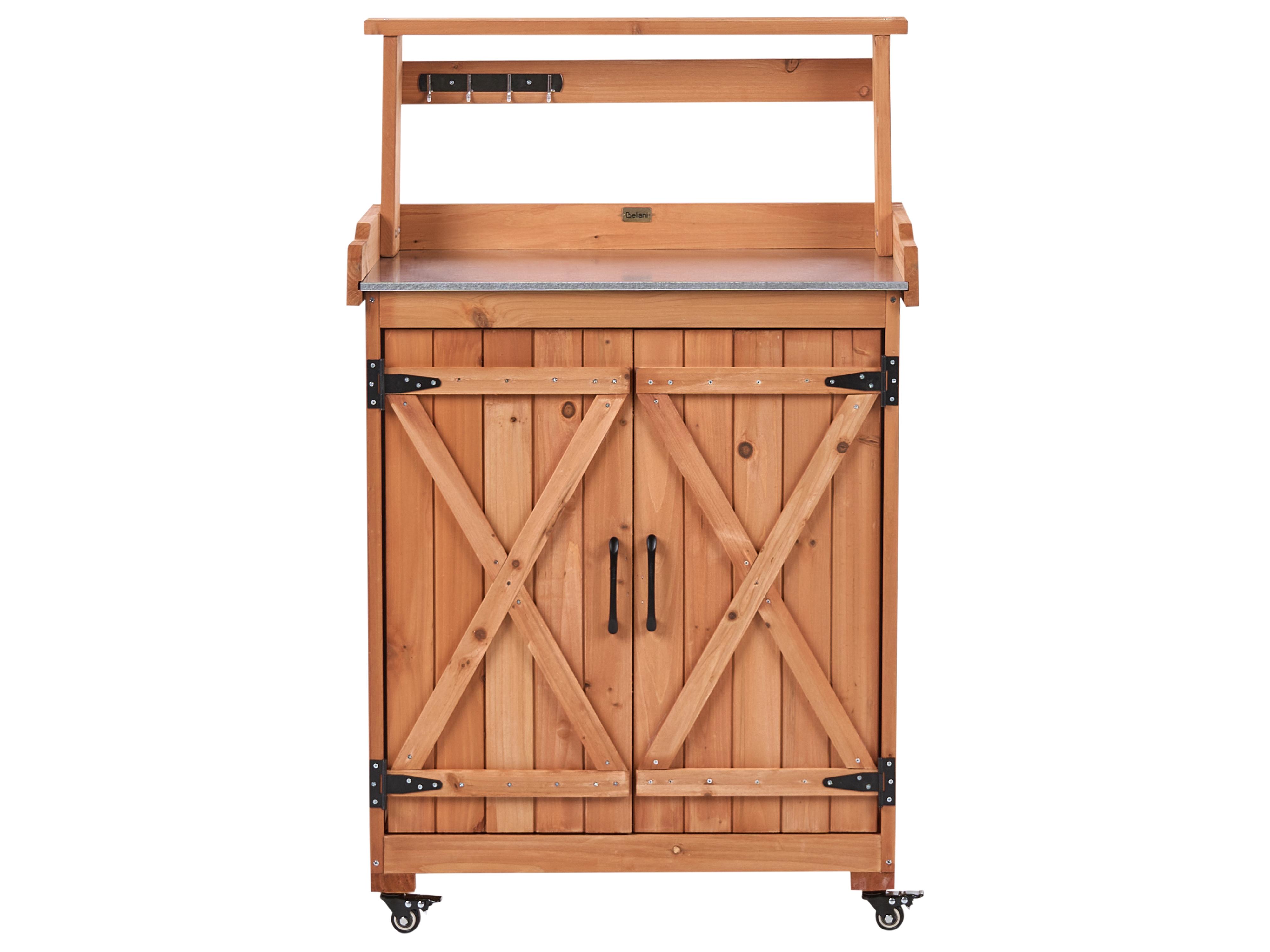Oppottafel ALTOLIA Dennenhout 70 cm 40 cm Bruin