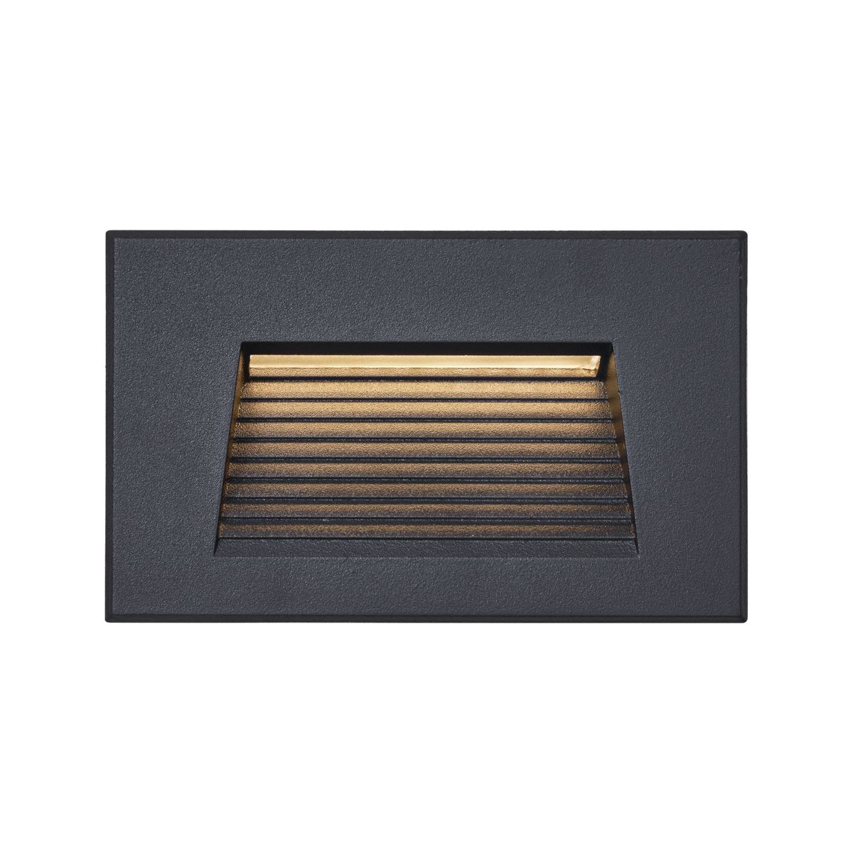Moderne inbouw wandlamp zwart 11,5cm incl. LED IP65 - Trem