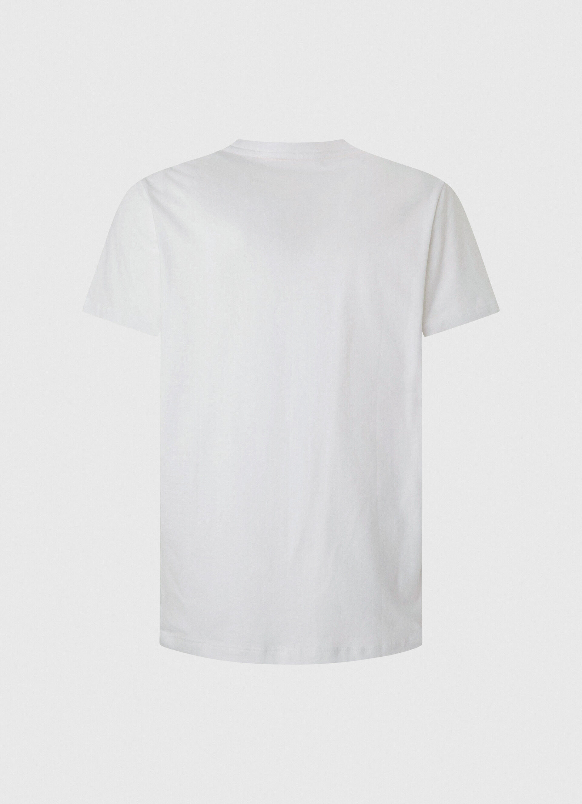 CAMISETA COM LOGOTIPO ESTAMPADO - branca