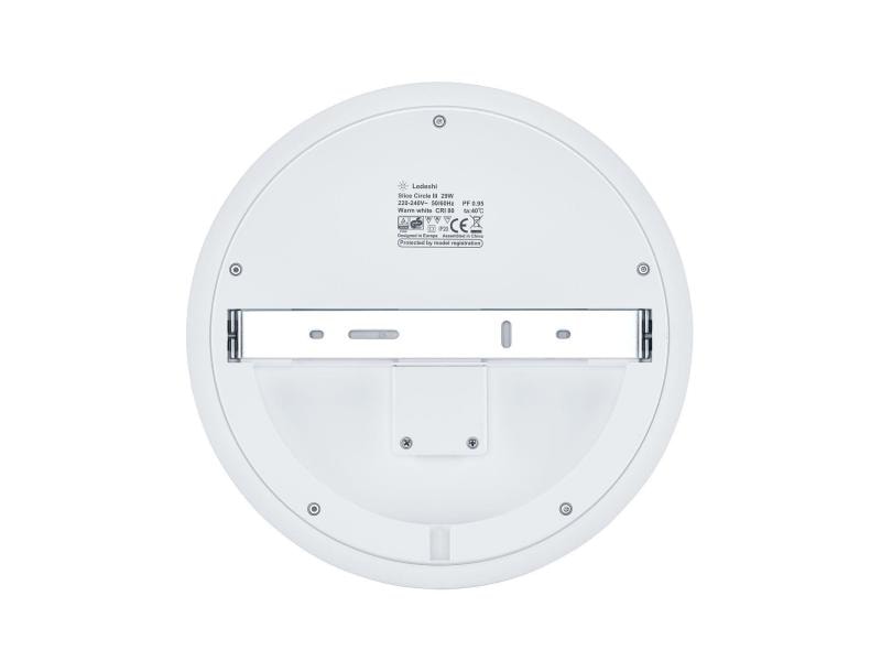 Ledeshi Aufbauleuchte SLICE CIRCLE III 18W 3000K Weiss Weisse Aufbauleuchte