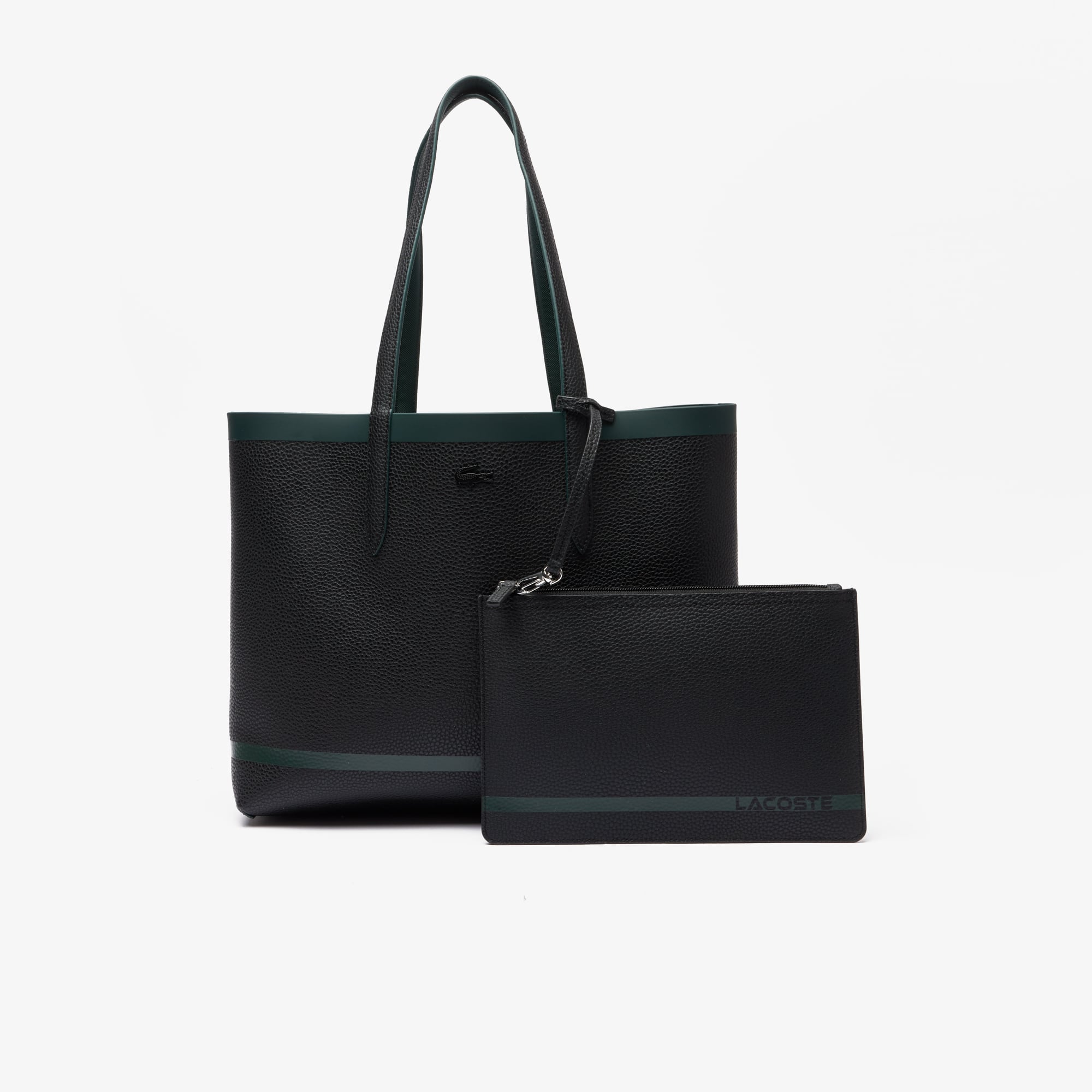 Sac cabas Anna réversible imprimé all-over Sacs à main & Cabas - Vert - Lacoste - Femme