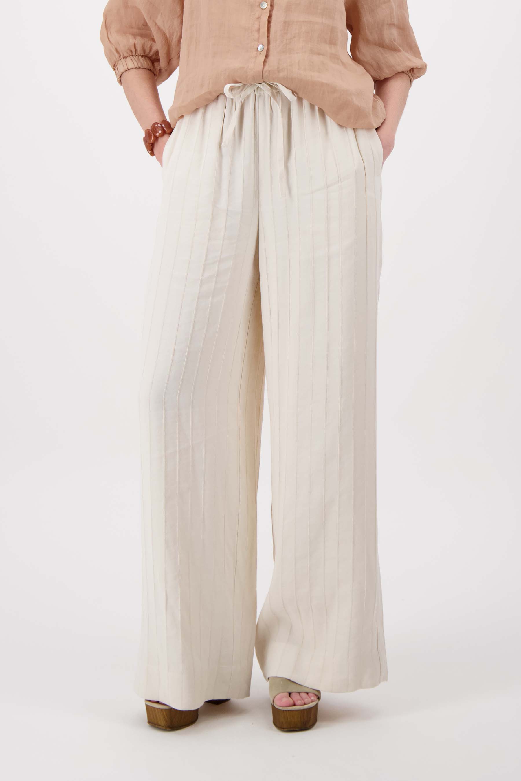 seersucker streep broek