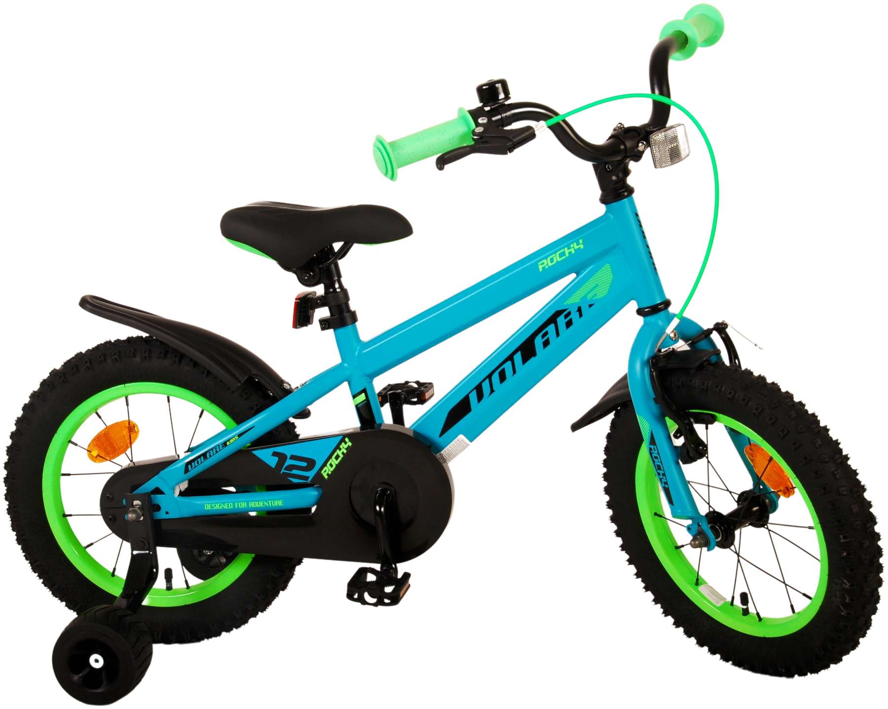 TPFSports Rocky Kinderfahrrad - Jungen - 14 Zoll - Rücktritt + Handbremse - Rot