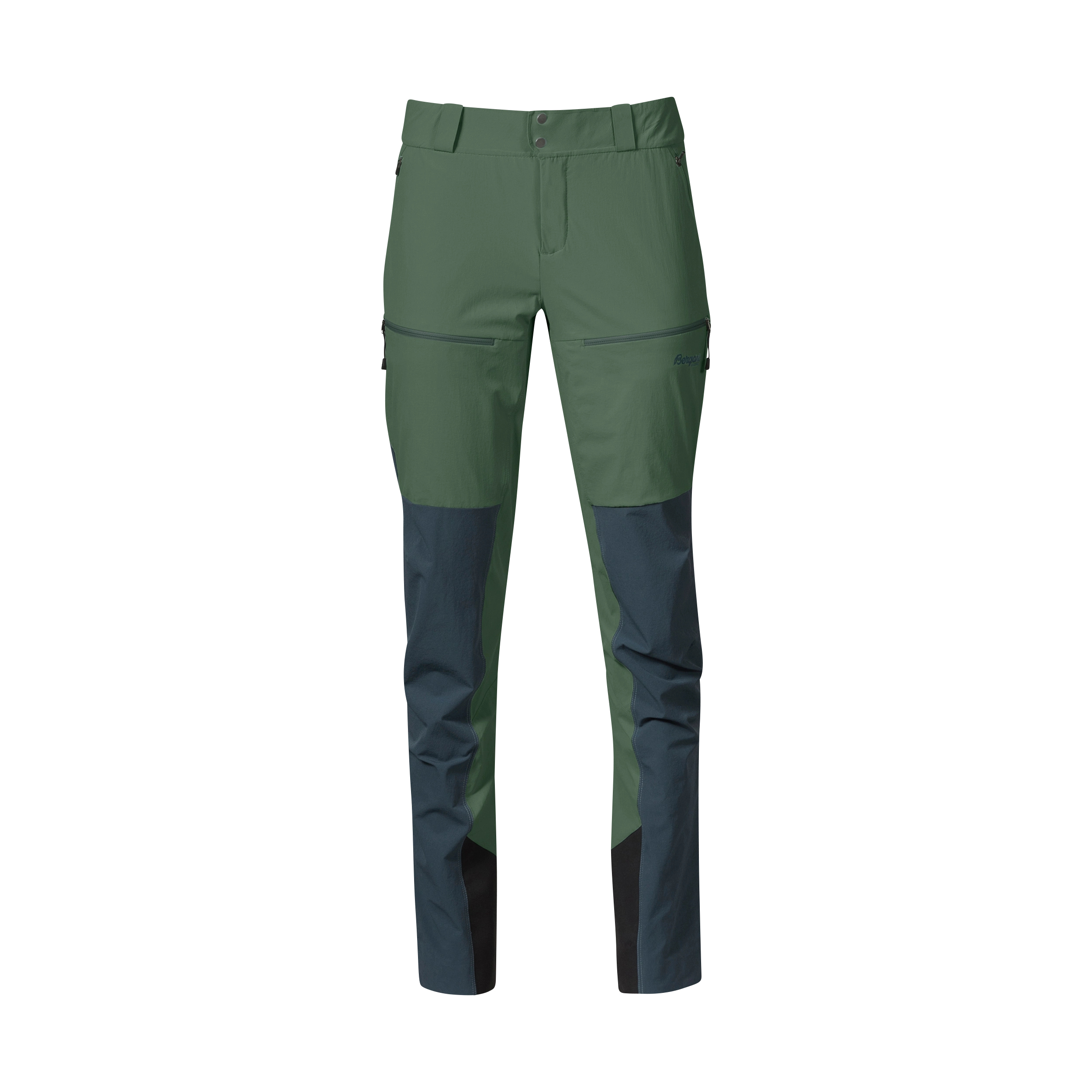 Rabot Softshell Pants Women Dark Jade Green / Orion Blue