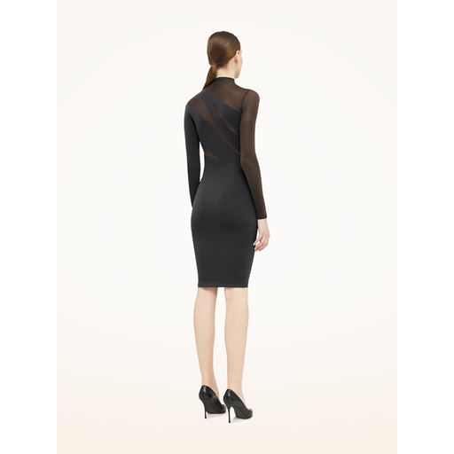 Wolford Sheer Opaque Kjole, Black, M